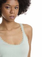 Εικόνα της Walk Πράσινο Γυναικείο Φανελάκι με Τιράντα W2206-99