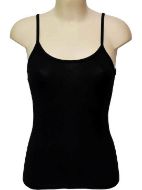 Εικόνα της Apple Boxer 0320142 Μαύρο Γυναικείο Φανελάκι με Τιράντα