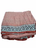 Εικόνα της Ble Resort Collection Φουλάρι/ παρεό κόκκινο/μαύρο 100Χ180εκ. 100% βαμβάκι.