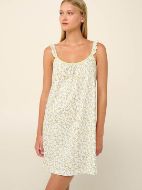 Εικόνα της Vamp Καλοκαιρινό Βαμβακερό Γυναικείο Νυχτικό Green Fog 22237