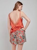 Εικόνα της Gisela Set Babydoll Κοραλί Top(Saten)/Εμπριμε Σορτς(Viscose).