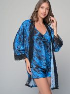 Εικόνα της Milena by Paris Sexy Ρόμπα Μπλε 004193