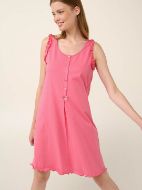 Εικόνα της Vamp Καλοκαιρινό Βαμβακερό Γυναικείο Νυχτικό Pink Dove 22257