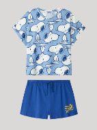 Εικόνα της Gisela Peanuts Μπλε Βαμβακερό Babydoll Snoopy.