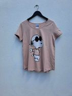 Εικόνα της Galaxy Βαμβακερή Γυναικεία Πιτζάμα Σαμπανί/Ανθρακί.