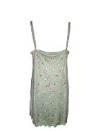 Εικόνα της Elite λαχανί φλοράλ νυχτικό με ράντα.