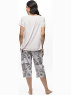 Εικόνα της Galaxy Καλοκαιρινό Γυναικείο Σετ Πιτζάμας Βαμβακερό Ροζ GA623-25-SMHL-M