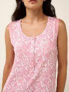 Εικόνα της Vamp Καλοκαιρινό Γυναικείο Νυχτικό Ροζ 22002