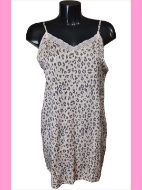 Εικόνα της Noidinotte Καλοκαιρινό Γυναικείο  Viscose Νυχτικό Απαλό Μπεζ LA3253