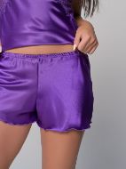 Εικόνα της Milena by Paris Χειμερινό Σατέν Babydoll Μωβ 004196