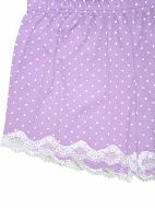 Εικόνα της Plus Size Noidinotte βαμβακερό λιλά πουά babydoll.