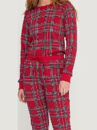 Εικόνα της Noidinotte Χειμερινό Γυναικείο Σετ Πιτζάμας Κόκκινο FA8821