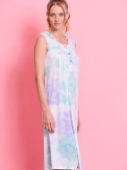 Εικόνα της Jeannette Lingerie Βαμβακερό  Καλοκαιρινό Γυναικείο Νυχτικό Ροζ 7819