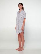 Εικόνα της Vamp Καλοκαιρινό Βαμβακερό Γυναικείο Νυχτικό Ροζ 20331