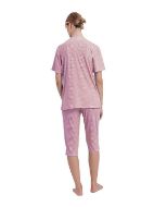 Εικόνα της Odyssey Καλοκαιρινό Γυναικείο Σετ Πιτζάμας Βαμβακερό Ροζ 4245
