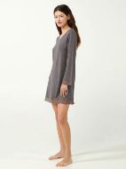Εικόνα της Vamp Χειμερινό Γυναικείο Νυχτικό Γκρι 21815