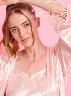 Εικόνα της Jeannette Lingerie Καλοκαιρινή Νυφική Γυναικεία Ρόμπα με Νυχτικό Σομον 7801