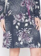 Εικόνα της Jeannette Γυναικείο νυχτικό μπλε φλοράλ.