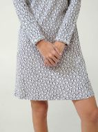 Εικόνα της Vamp Χειμερινό Βαμβακερό Γυναικείο Νυχτικό Light Gray 21451