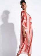 Εικόνα της Jeannette Κοραλί Maxi Καφτάνι Με Ασημοκλωστή.