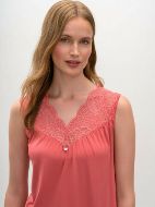 Εικόνα της Vamp Καλοκαιρινό Γυναικείο Νυχτικό Red Dahlia 16156