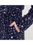 Εικόνα της Muydemi Χειμερινή Γυναικεία Fleece Ρόμπα Μπλε 274324