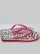 Εικόνα της Noidinotte φούξια λεοπάρ γυναικείες σαγιονάρες.