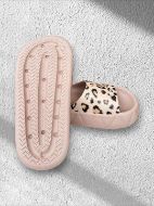 Εικόνα της Noidinotte Μπεζ Λεοπάρ Παντόφλες.