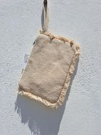 Εικόνα της BLE RESORT COLLECTION ΤΣΑΝΤAKI ΥΦΑΣΜΑΤΙΝΟ ''GOOD VIBES'' ΕΚΡΟΥ ΜΕ ΜΠΛΕ/ΠΟΡΤΟΚΑΛΙ ΧΑΝΤΡΕΣ 10X7. (ΚΩΔ.: 5-42-885-0043)