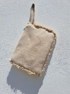 Εικόνα της BLE RESORT COLLECTION ΤΣΑΝΤAKI ΥΦΑΣΜΑΤΙΝΟ ''ΜΑΤΙ'' ΕΚΡΟΥ ΜΕ ΜΠΛΕ/ΛΕΥΚΕΣ ΧΑΝΤΡΕΣ 10X7. (ΚΩΔ.: 5-42-885-0041)