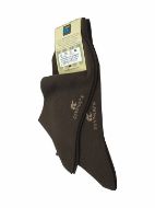 Εικόνα της 2Pack Πουρνάρα Ανδρικές Βαμβακερές Κάλτσες Καφέ.