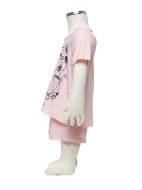 Εικόνα της Galaxy Παιδική Πιτζάμα Καλοκαιρινή Βαμβακερή Ροζ 309-24