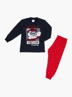 Εικόνα της Pretty Baby Παιδική Πιτζάμα Χειμωνιάτικη Βαμβακερή Κόκκινη 69186