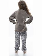 Εικόνα της Galaxy fleece elephant/λεοπάρ παιδική πιτζάμα.