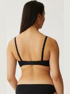 Εικόνα της Naturana μαύρο σουτιέν χωρίς μπανέλα, με ελαφριά επένδυση.