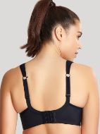 Εικόνα της Panache Μαύρο αθλητικό σουτιέν με μπανέλα και ελαφριά επένδυση.