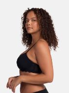 Εικόνα της 2Pack Dorina Lorena Bra Μαύρο/Κεραμιδί Με Μπανέλες & Ελαφριά Επένδυση.