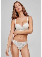Εικόνα της Gisela Λευκό Σουτιέν Με Δαντέλα, Μπανέλες & Ελαφριά Επένδυση.