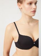 Εικόνα της Ysabel Mora 10021 Μαύρο Σουτιέν Push Up με Μπανέλες