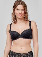 Εικόνα της Gisela Μαύρο Σουτιέν Με Δαντέλα & Μπανέλες.
