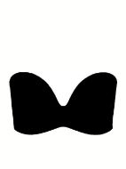 Εικόνα της Wonderbra Ultimate W032D Μαύρο Σουτιέν για Βαθύ Ντεκολτέ με Μπανέλες