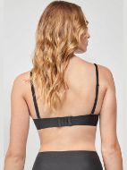 Εικόνα της Gisela Μαύρο Σουτιέν Strapless Με Δαντέλα, Μπανέλες & Ελαφριά Επένδυση.