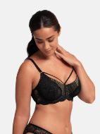 Εικόνα της Dorina Bailey Μαύρο/Χρυσό Σουτιέν Με Μπανέλες.
