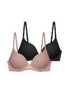 Εικόνα της Dorina Pink-black Σουτιέν Push Up με Μπανέλες 2Pack FXPG0007LA172-2X0428