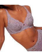 Εικόνα της Triumph Amourette 300 W λιλά σουτιέν με δαντέλα & μπανέλα.
