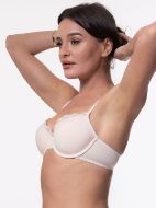 Εικόνα της 2 PACK DORINA CALI LIGHT PADDED DEMI 3/4 CUP, WITH WIRE IVORY/BEIGE.