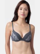 Εικόνα της 2Pack Dorina Kelsea Plunge Ανθρακί/Ανοιχτό Βεραμάν Σουτιέν Με Μπανέλα & Ελαφριά Ενίσχυση.