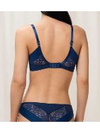 Εικόνα της Triumph Vivid Spotlight WHP Μπλε σουτιέν με μπανέλα και ελαφριά επένδυση.