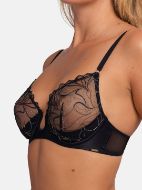 Εικόνα της Dorina Ainsley Σουτιέν Μαύρο Με Μπανέλες & Δαντέλα.