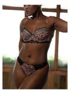 Εικόνα της Dorina Zena Balcony λεοπάρ σουτιέν με μπανέλα και ελαφριά ενίσχυση.